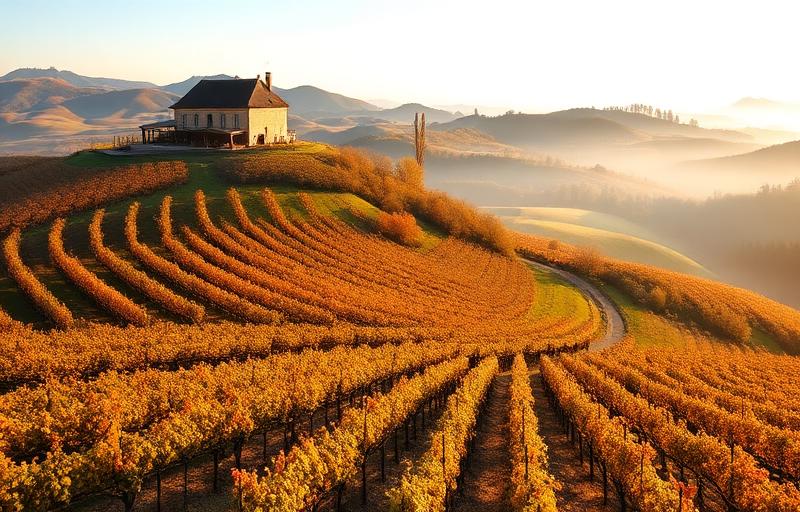 Beaujolais wijngaard